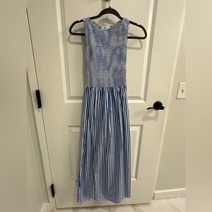 Hill House Home Cosima Dress - Blueberry Stripe